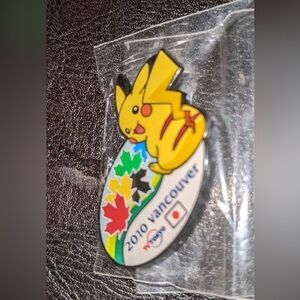 Rare 2010 Vancouver olympics pin pikachoo 
It's still in original plastic